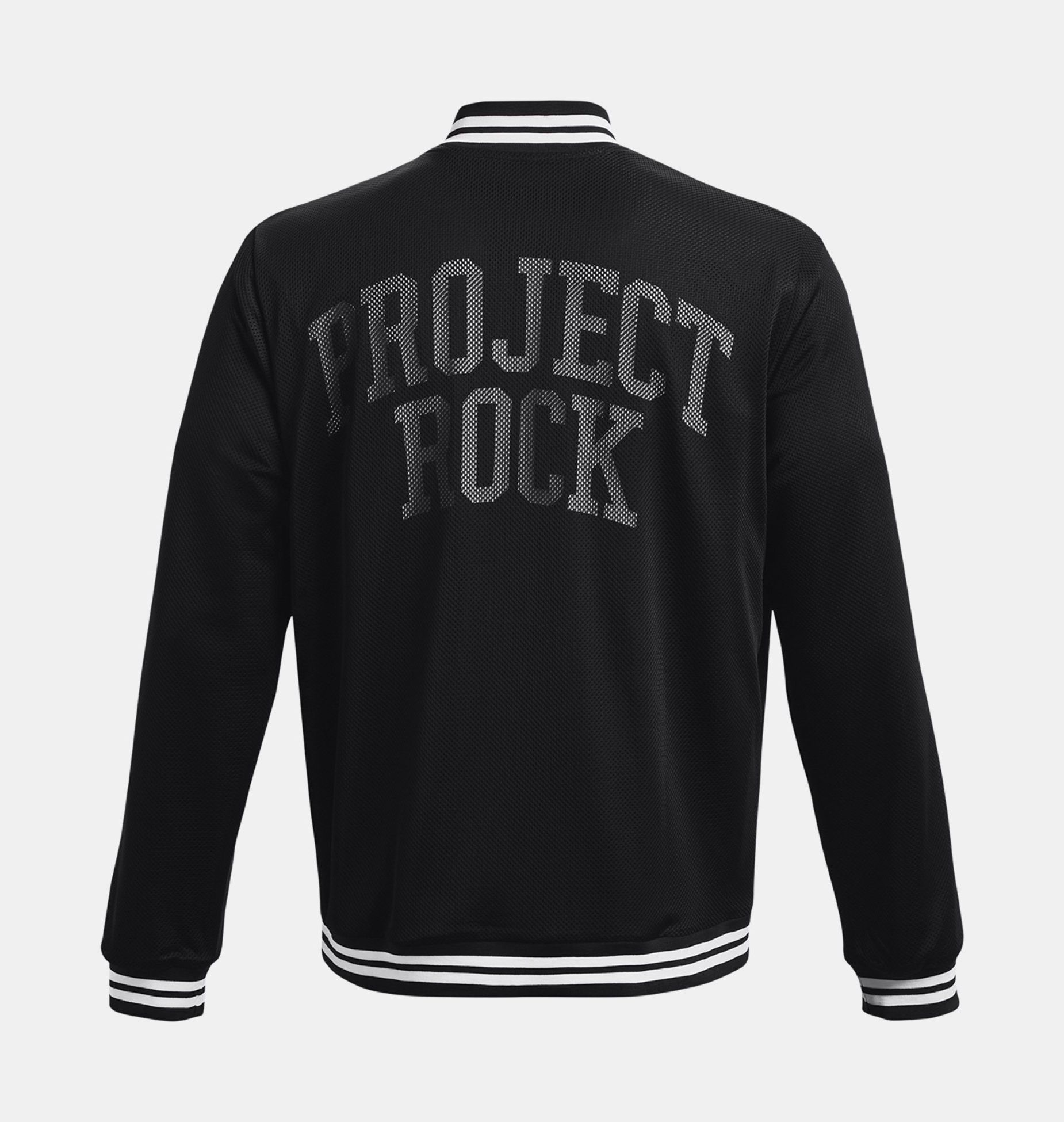Jackets & Vests -  under armour Project Rock Mesh Varsity Jacket
